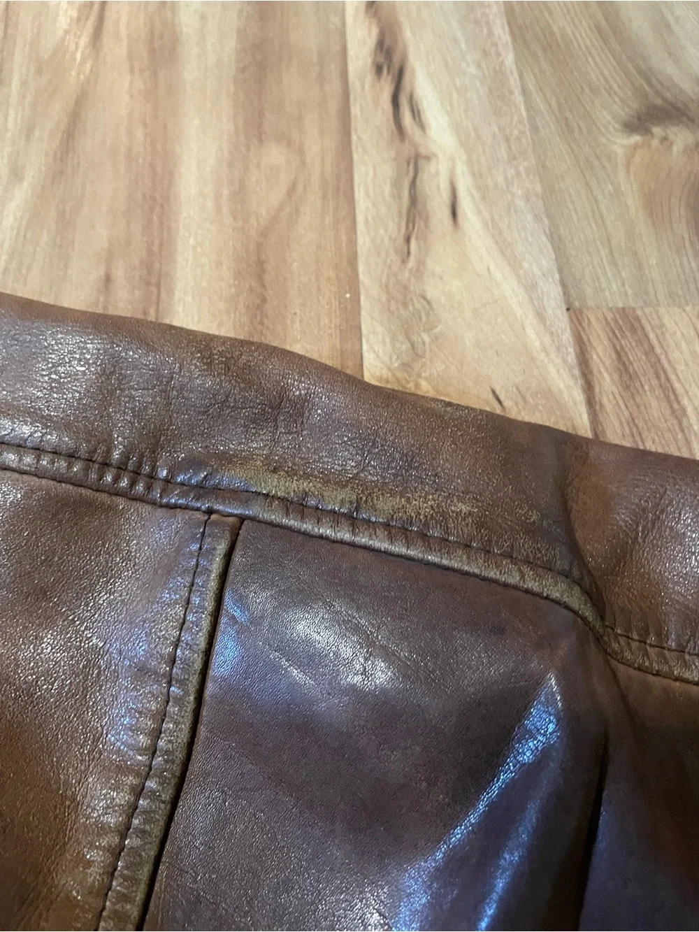 Vintage 80s Banana Republic A-2 Leather Jacket One Harrison St San Francisco 38